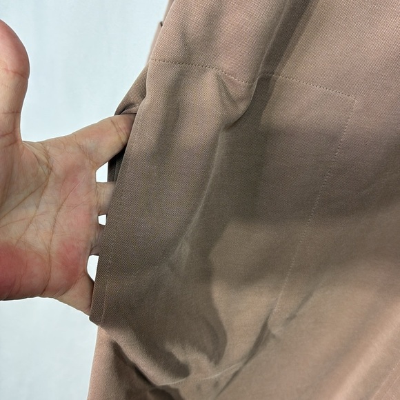 🥒 Pure Jill tall large tan knit, loose fitting long sleeve dress with pockets - Picture 4 of 10